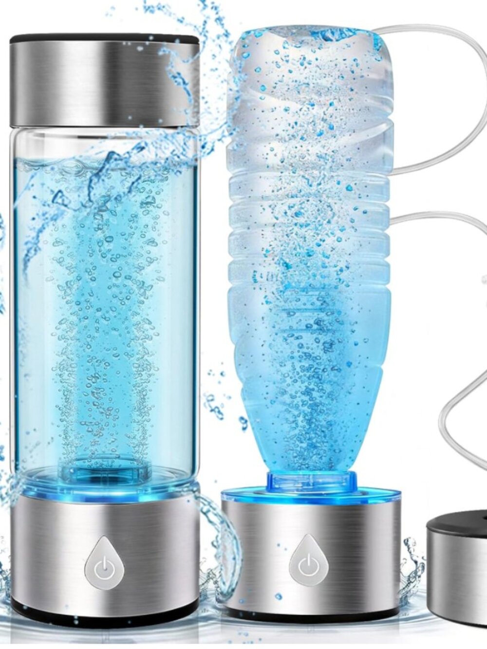 Hydrogen Water Bottle Generator 3 in 1, Hydrogen Water Mark Up to 4000PPB, SPE/P